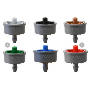 NaanDanJain Heavy Duty Pressure Compensating Barb Button Drippers x100