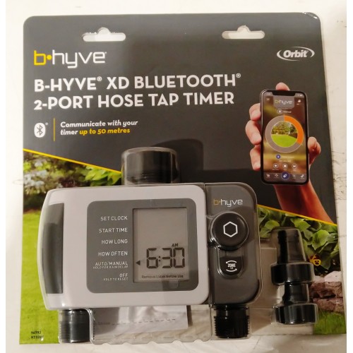 Orbit B-HYVE XD WIFI 2 Outlet / Station Hose Tap Timer Battery Controller