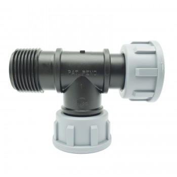 Tavlit 1" 25mm Tee Swivel Irrigation Solenoid Valves Manifold 1 outlets